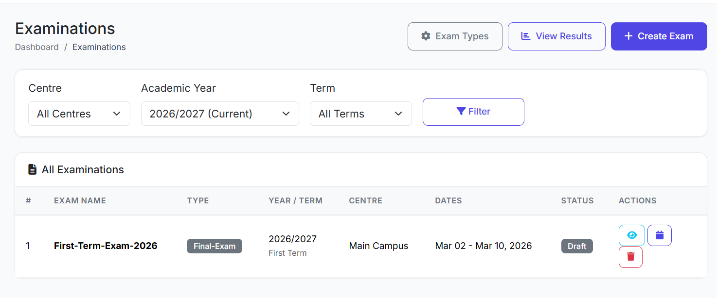 Part 23: Examinations Module Guide in SSMS