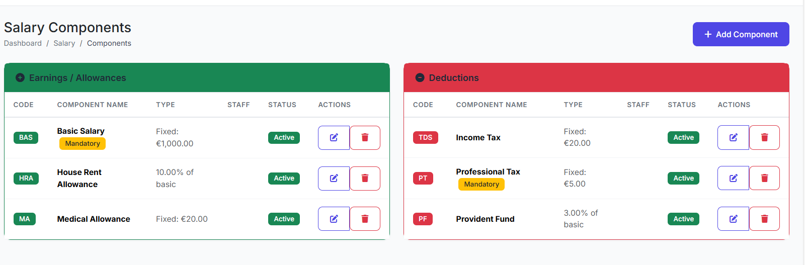 Part 32: Salary Components Module Guide in SSMS