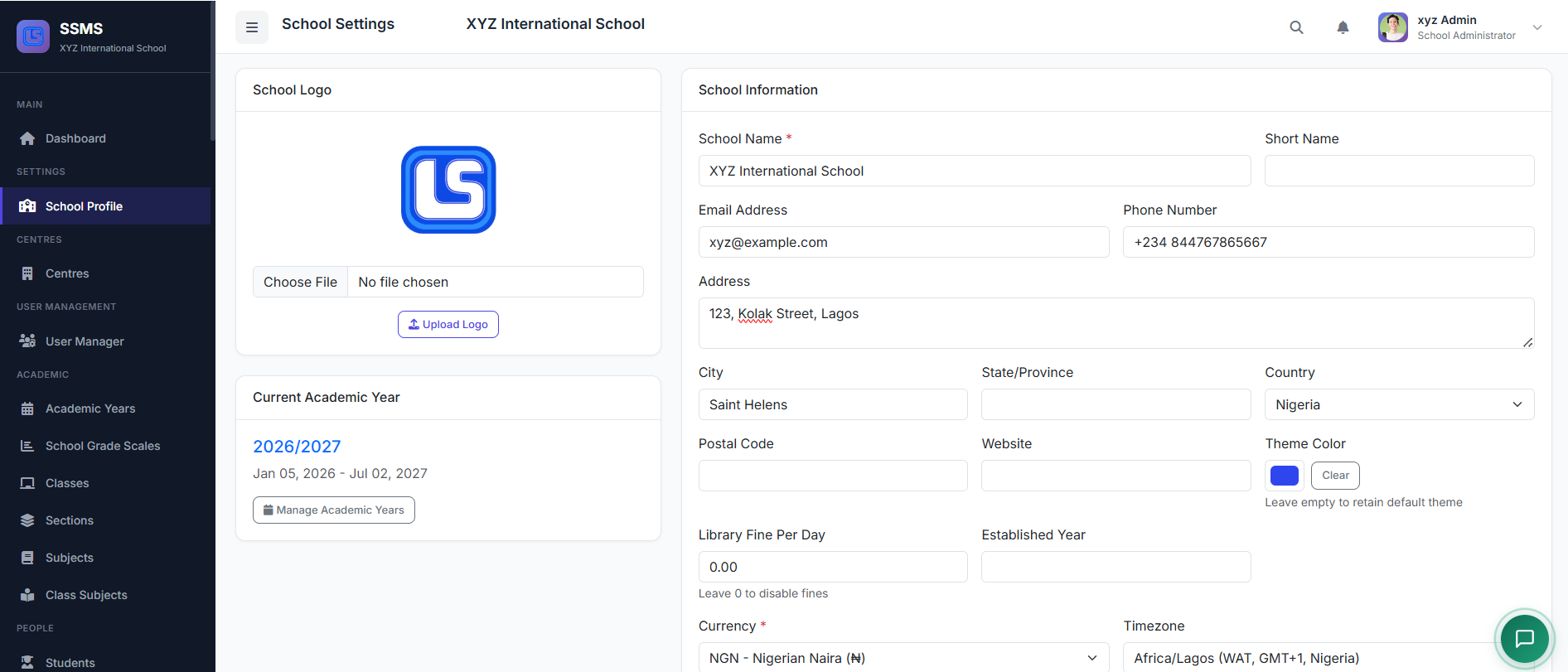 Part 4: School Settings in SSMS