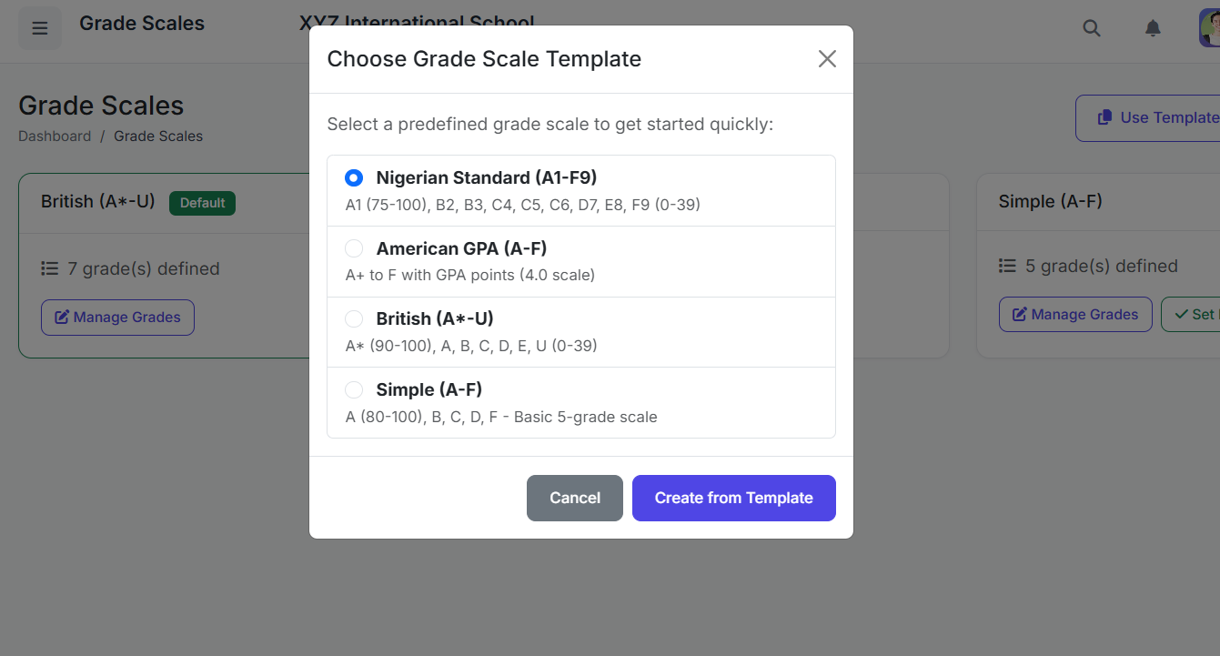 Part 18: Grade Scale in SSMS