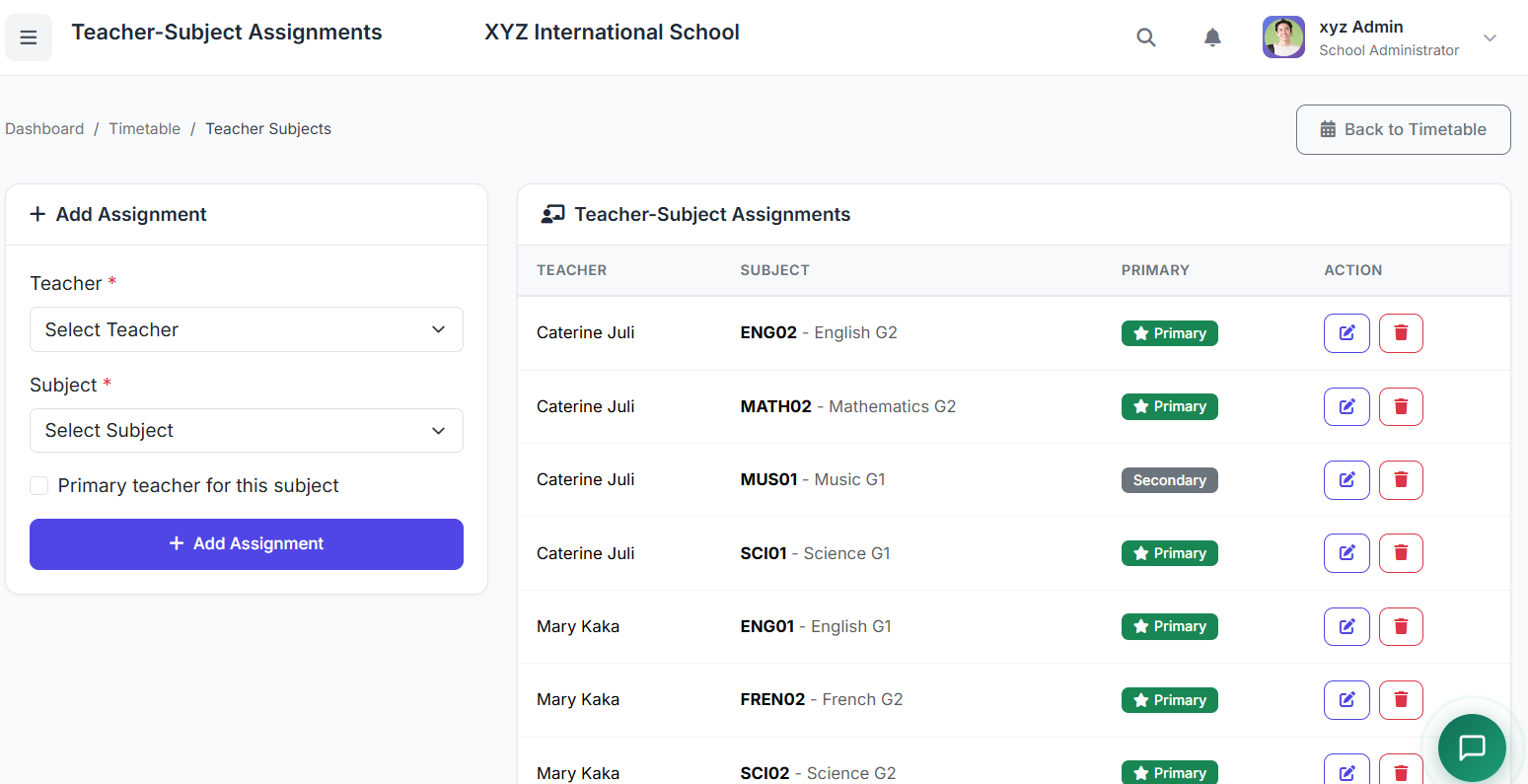 Part 23: Teacher Subjects Guide in SSMS