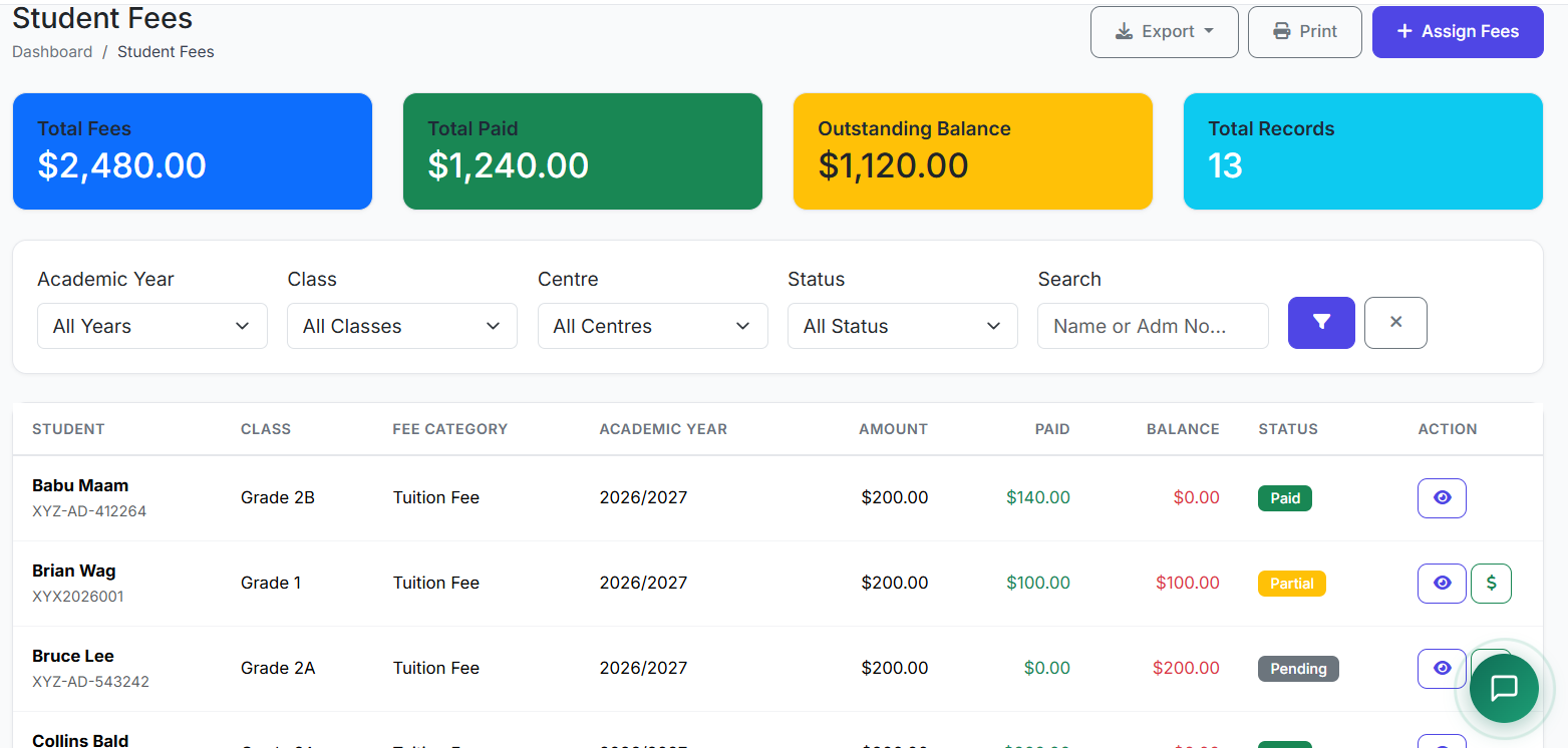 Part 28: Student Fees Guide in SSMS