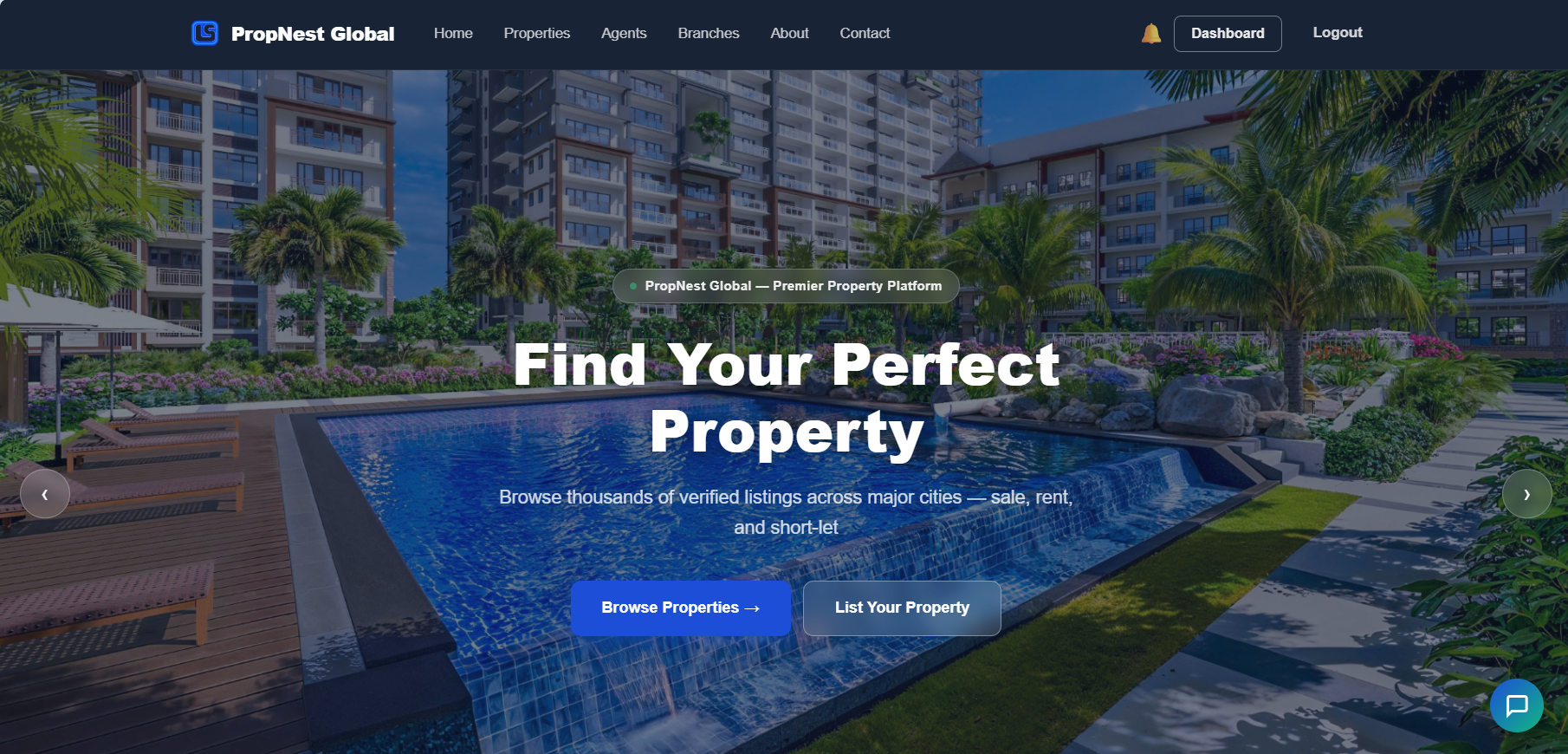 PropNest  - Real Estate Listing and Brokerage Management Platform